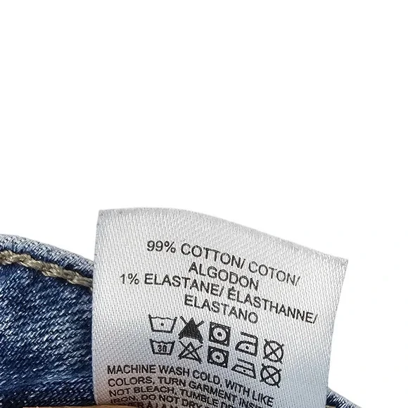 Lucky Brand Denim Shorts Women's Size 31 Blue Mid Rise Button Fly - Picture 7 of 7